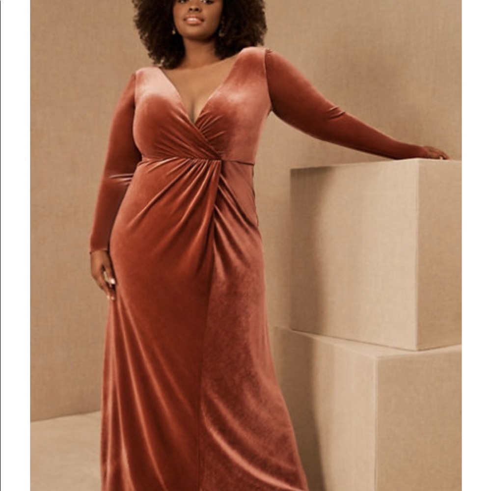 BHLDN Jenny Yoo Ryland Velvet Maxi Dress